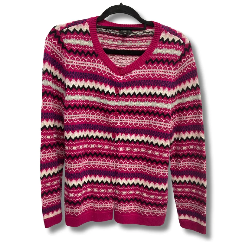 Women's Bulgarian Wool SweatersSweater Cardigan By Talbots In Pink, Size: Lp