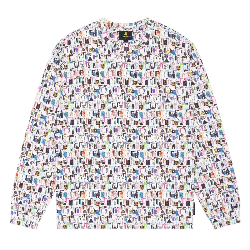 Women's Blouse with High CollarDesktop Tee