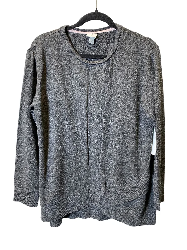 Women's Rounded Collar SweatersSweater By A New Day In Grey, Size: L