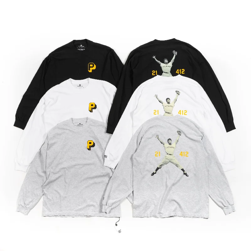 Women's Blouse with V-Shaped Collar412® x Roberto Clemente™ Jump LS Tee