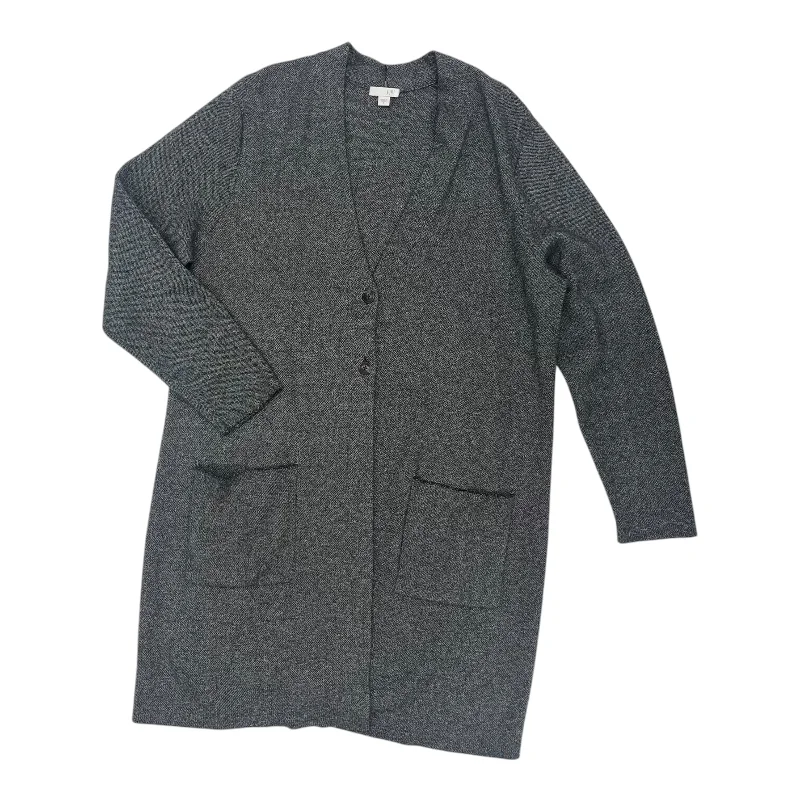 Women's Woolen SweatersSweater Cardigan By J. Jill In Grey, Size:L