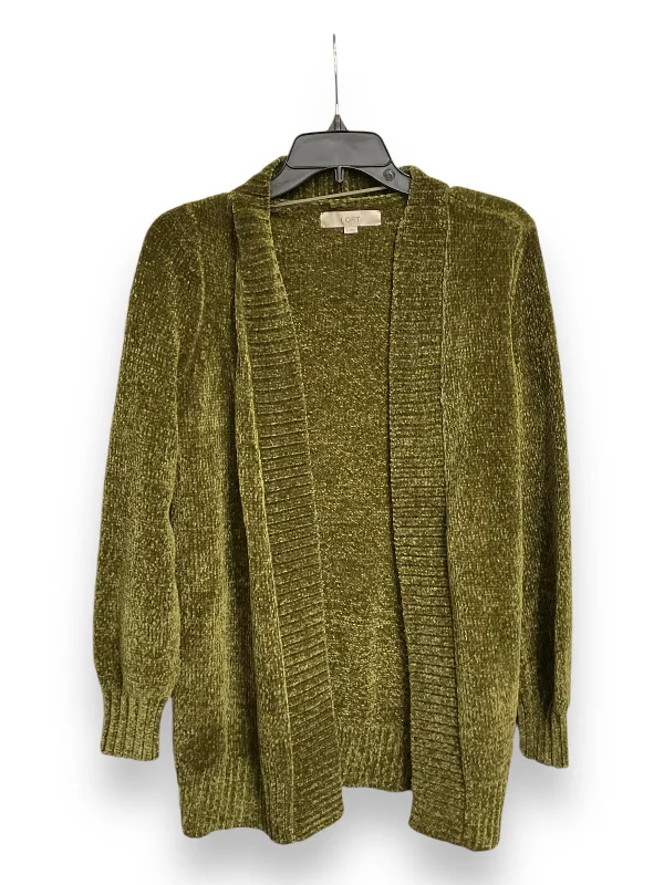 Women's Albanian Wool SweatersCardigan By Loft In Green, Size: S