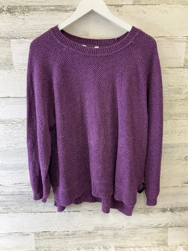 Women's Estonian Wool SweatersSweater By Time And Tru In Purple, Size: Xxl