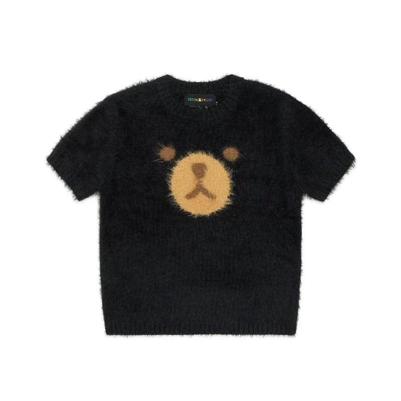 Women's Blouse with LaceFluffy Bear Sweater