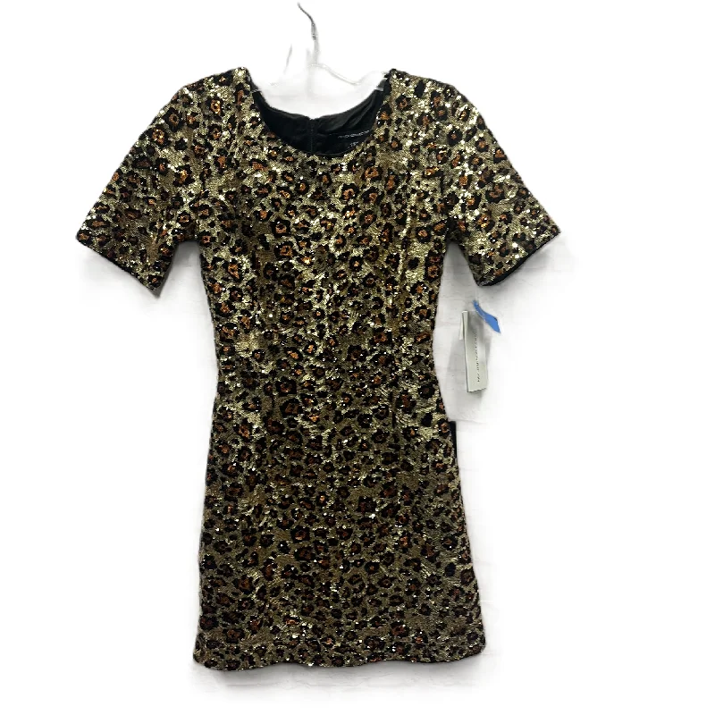 Women's Flared DressesDress Party Short By French Connection In Animal Print, Size: Xs