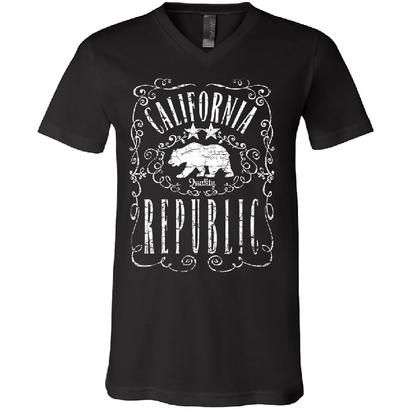 Women's Hooded Sweatshirts with PocketsCalifornia Republic JD Whiskey Asst Colors V-Neck