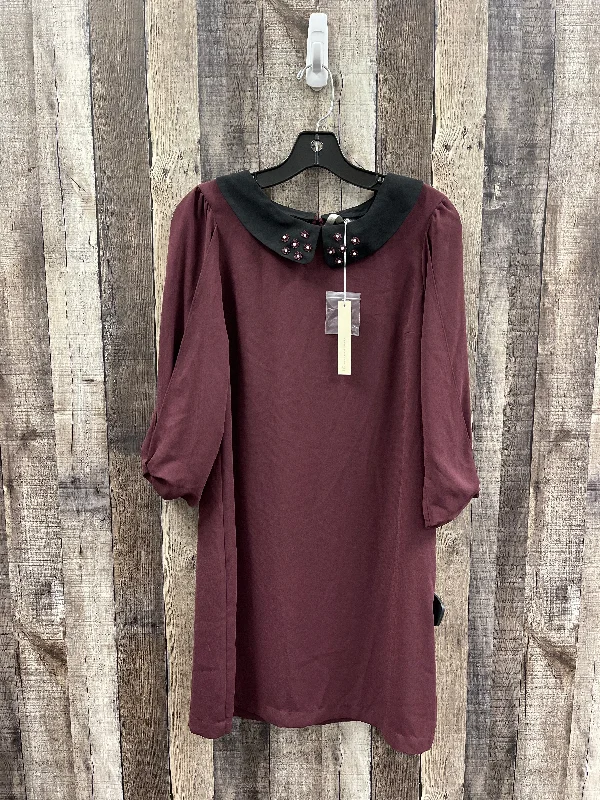 Women's Boat-Neck DressesDress Party Short By Lc Lauren Conrad In Maroon, Size: S