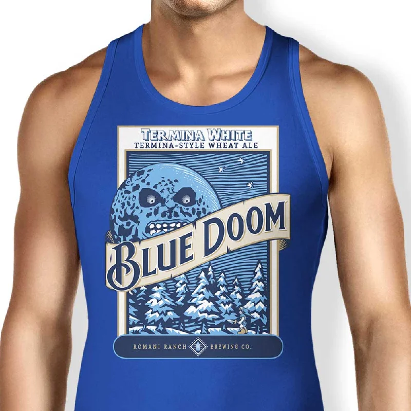 Women's Blouse for BusinessBlue Doom - Tank Top