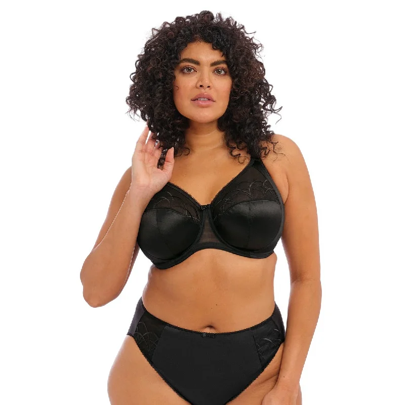 plus-size wireless braELOMI CATE UW BRA BLACK