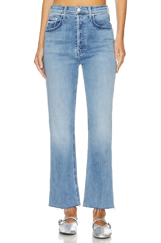 Women's Jodhpurs with Narrow CollarThe Tripper Ankle Fray Jeans In All Over The Map