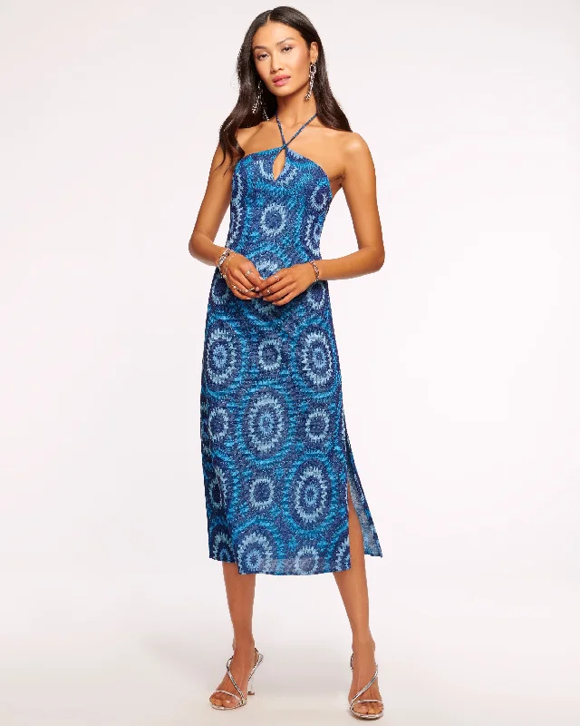  Women's A-Line DressesAya Halter Midi Dress