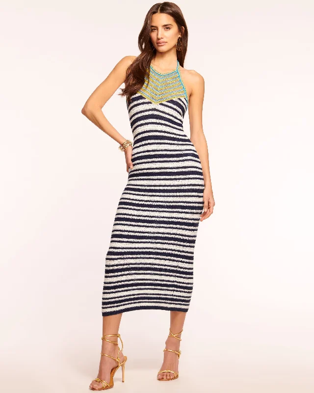 Women's Flared DressesAnnabella Knit Halter Midi Dress