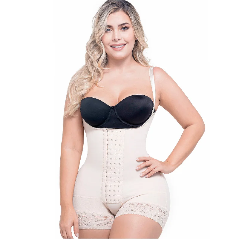 plus-size high-compression shapewear for special occasionsSonryse 066 Faja Colombiana a Media Pierna Control Abdominal Postparto