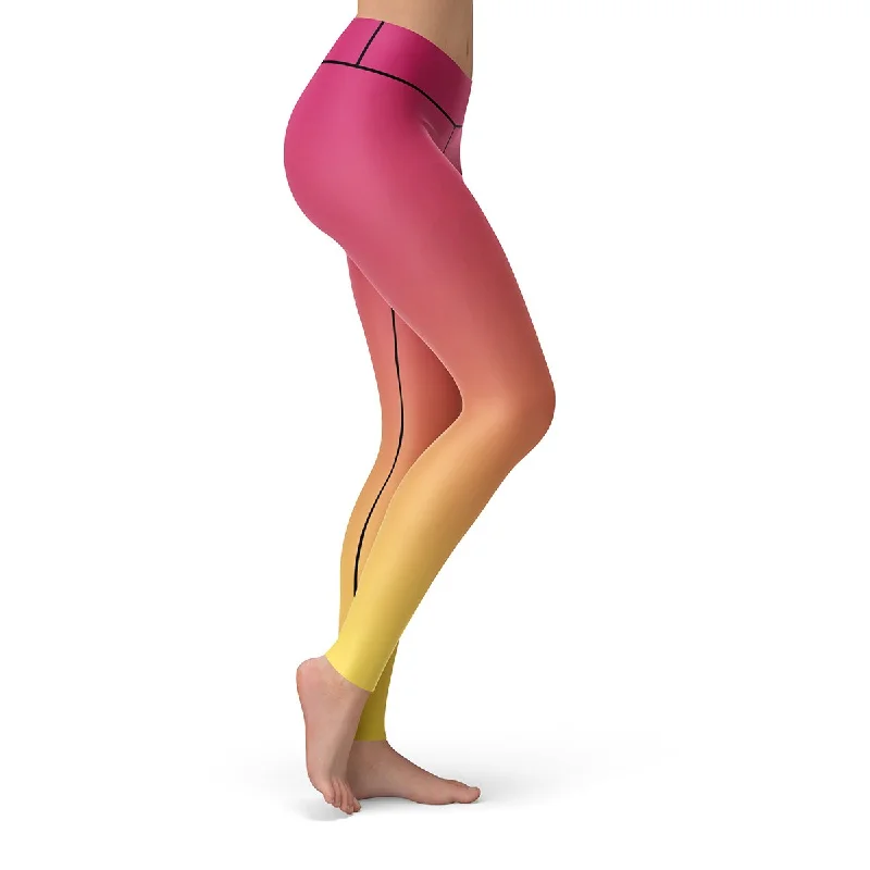 Summer Sunset Leggings