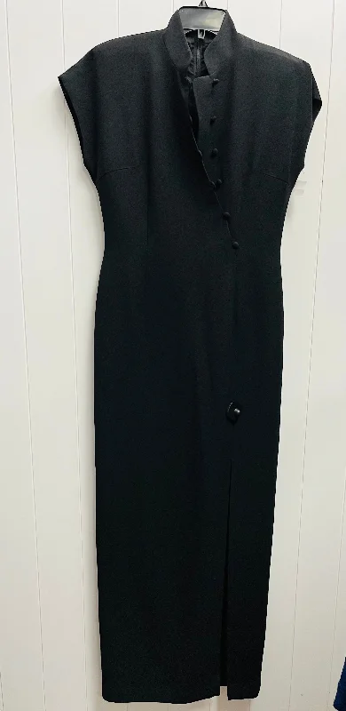 Women's Low Collar DressesDress Party Long By Linda Allard In Black, Size: 8