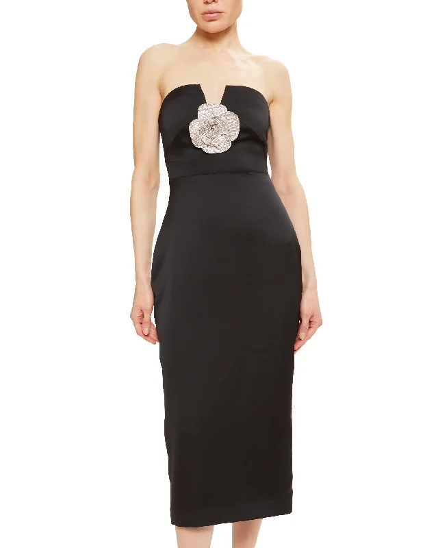 Women's Tiered DressesDenisa Strapless Midi Dress