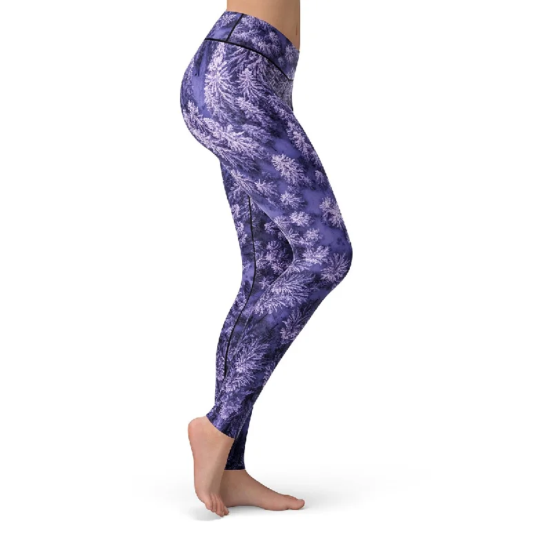 Purple Winter Leggings