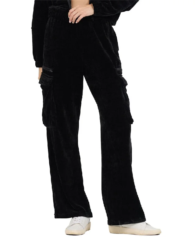 Women's Jodhpurs with Collarless DesignVintage Havana Brush Cord Cargo Pant