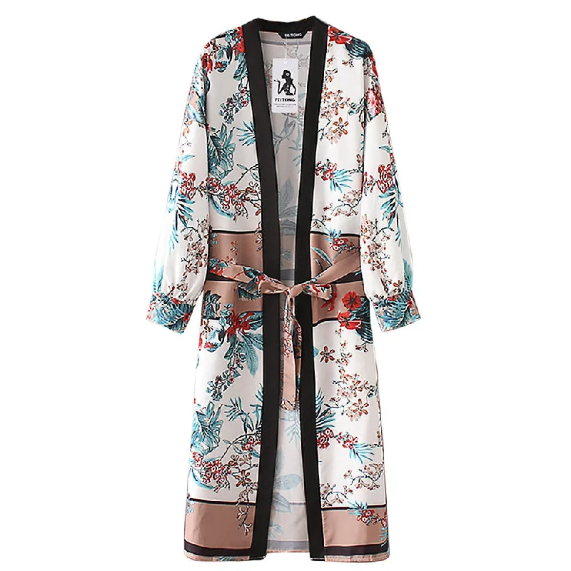 women's pajamas with a timeless appealGolden Belt Kimono