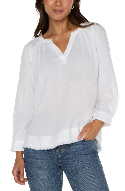 Women's Jodhpurs with Shawl Collar3/4 SLEEVE RAGLAN TOP