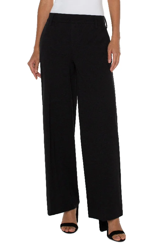 Women's Jodhpurs with Belt LoopsPETITE KELSEY WIDE LEG TROUSER