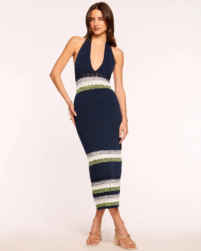 Women's Square-Neck DressesLora Knit Midi Dress