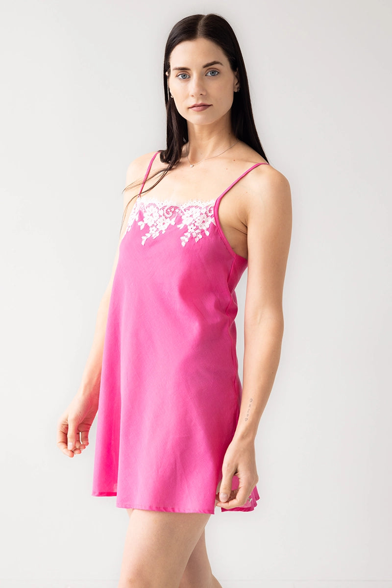 women's pajamas for loungingCecile Cotton Chemise