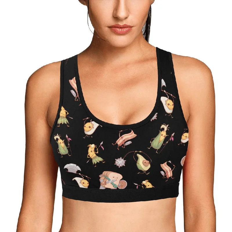 wireless bra with foam cups for shapeFood Fight Women's Bralette