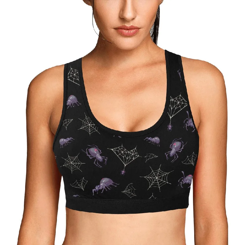 wireless bra with ruched sides for slimmingBlack Widow Women's Bralette