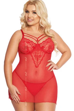 sports bra for high-impact workoutsAldona plus size sexy chemise