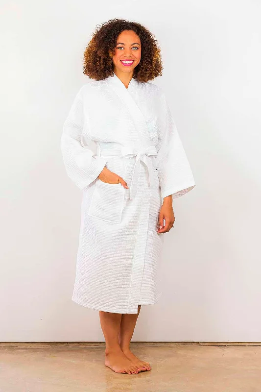 women's pajamas with a sophisticated, modern twistWaffle Robe - Long Length