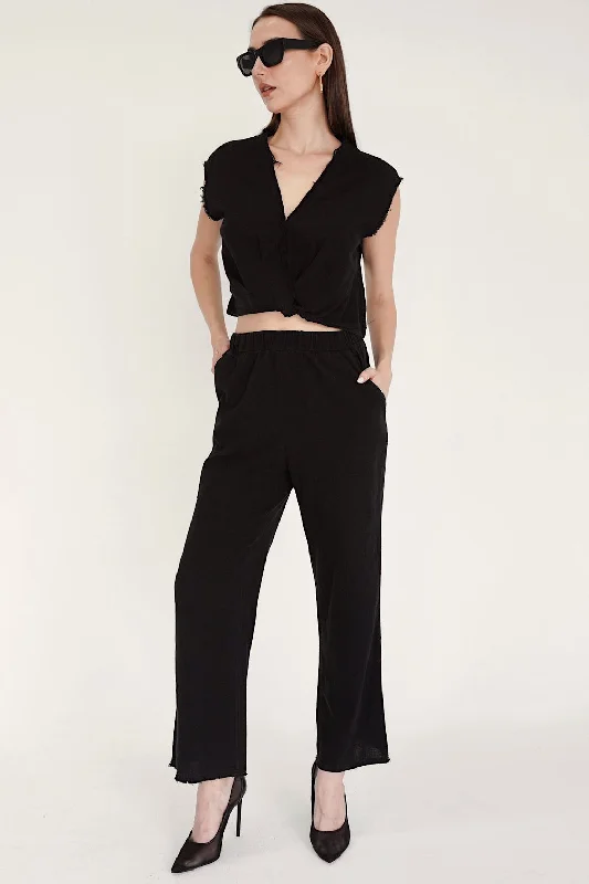 Women's Jumpsuits with Peter Pan CollarJOSEPHA SETS