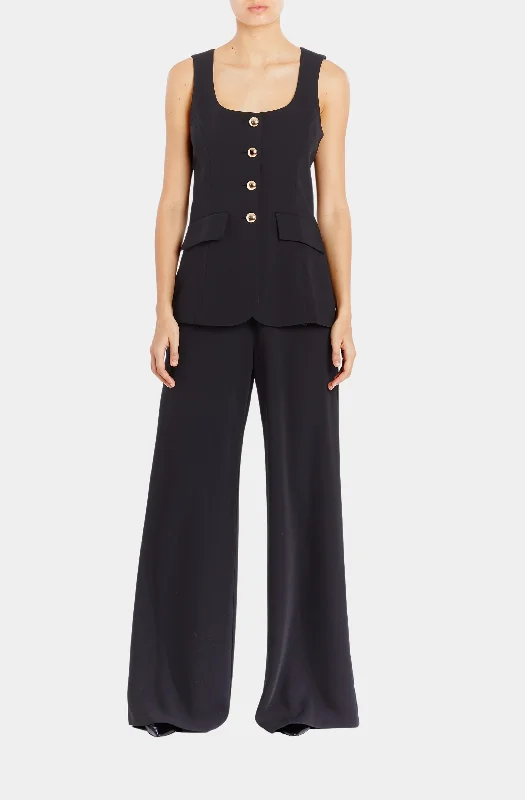 Women's Jumpsuits with Rounded CollarKya Jumpsuit