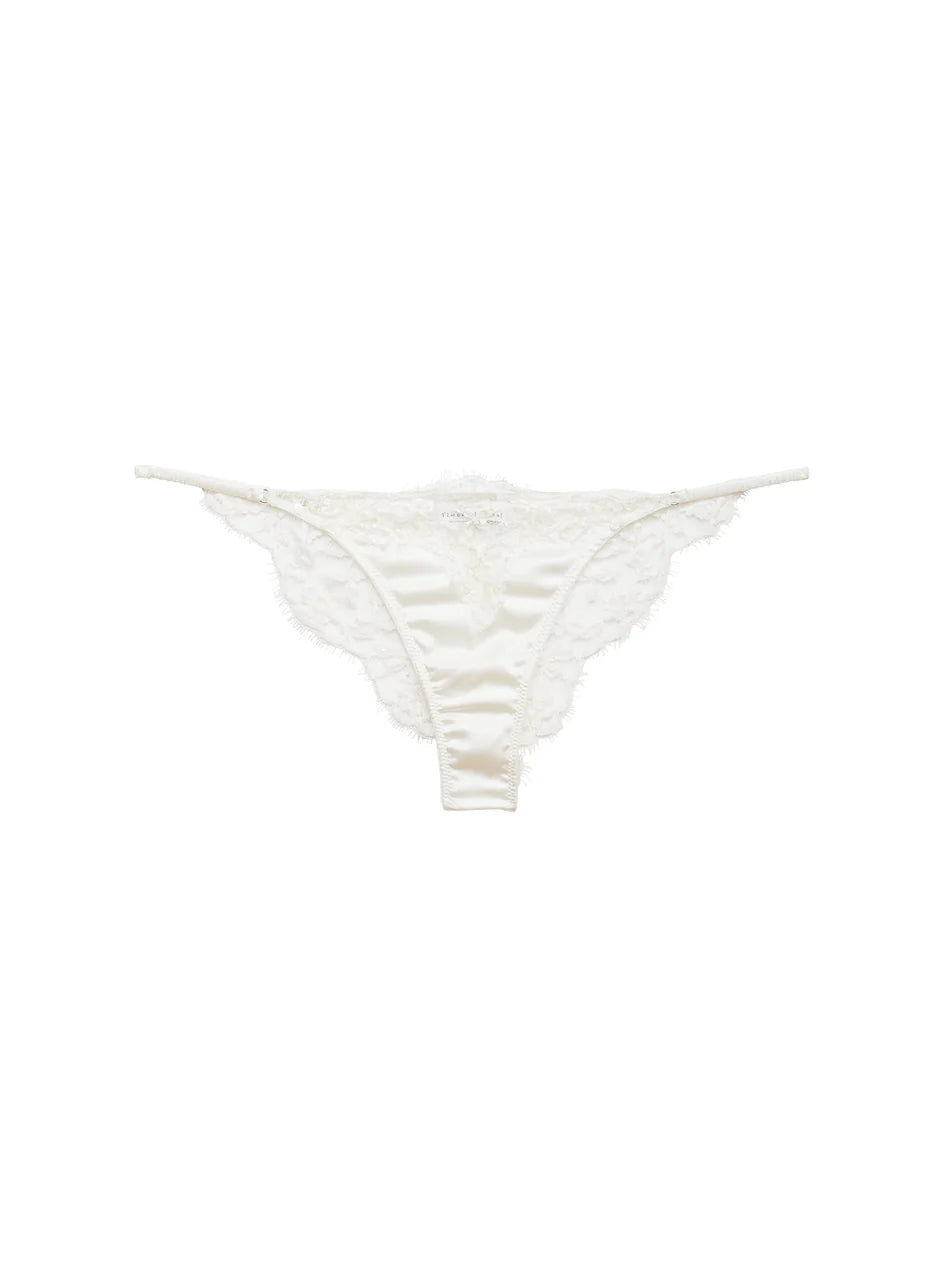 smoothing high-neck braIvory Beaded Iris Lace Cheeky