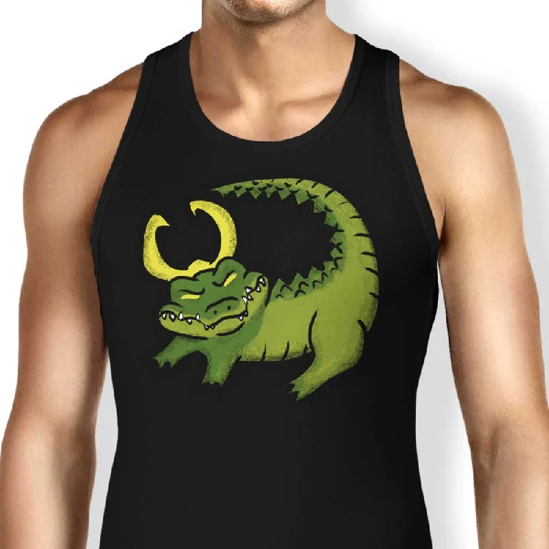 Women's Button-Up BlouseThe Alligator King - Tank Top