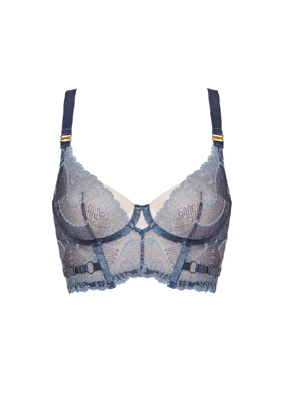 push-up bra with paddingDenim Tierra Longline Bodice Bra