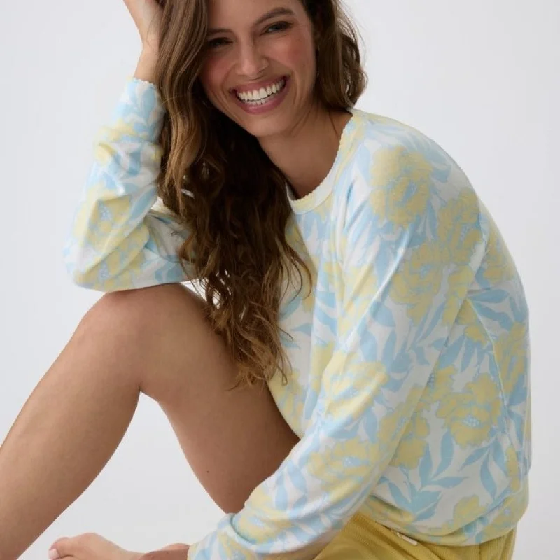 women's pajamas with a vintage lookP.J. Salvage Sunshine Fields Long Sleeve Top