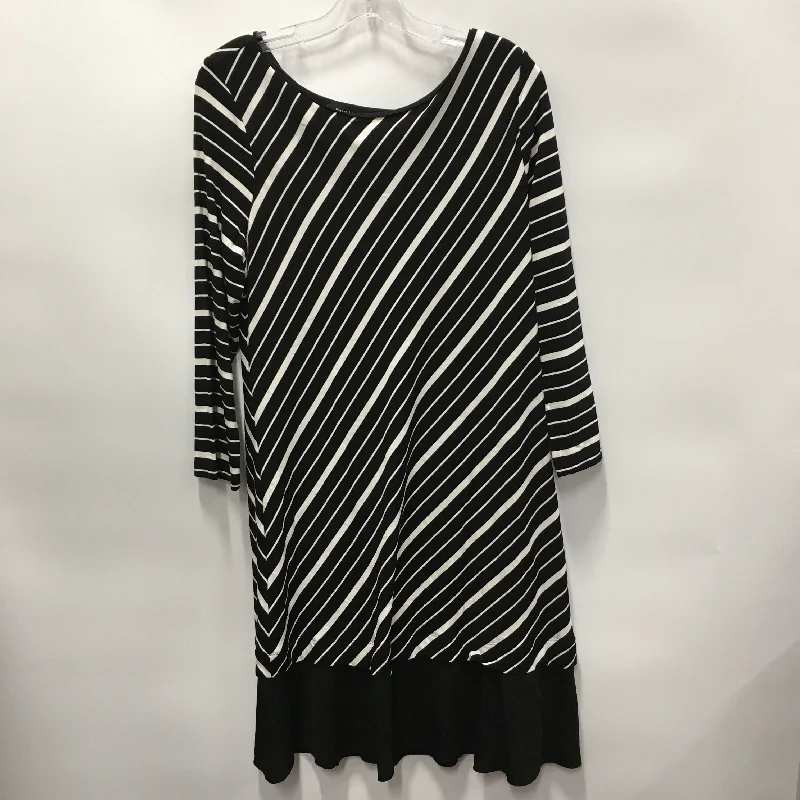 Women's Boat-Neck DressesBlack White Dress Work White House Black Market, Size L