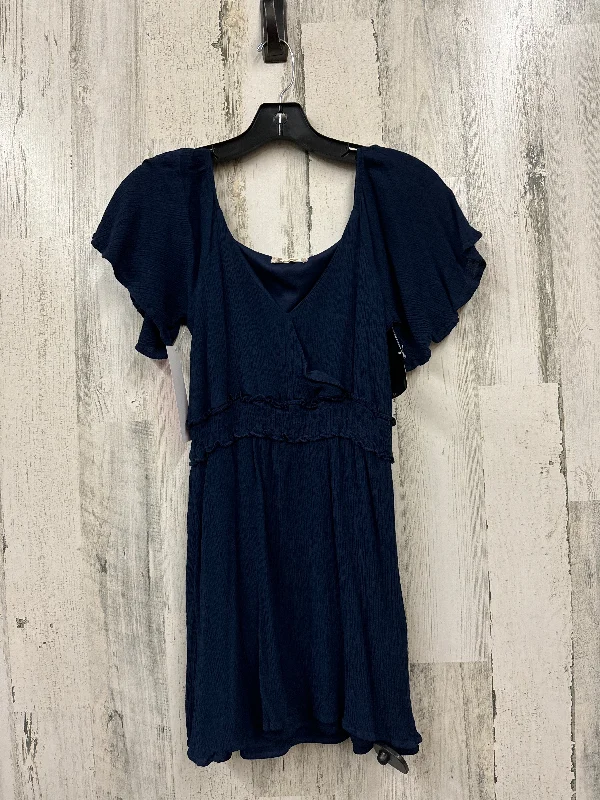 Women's Square Collar DressesBlue Dress Casual Short Altard State, Size S