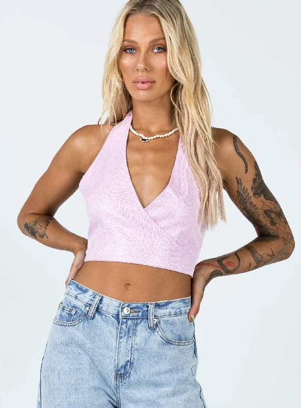 Women's Striped BlouseKristina Top Pink