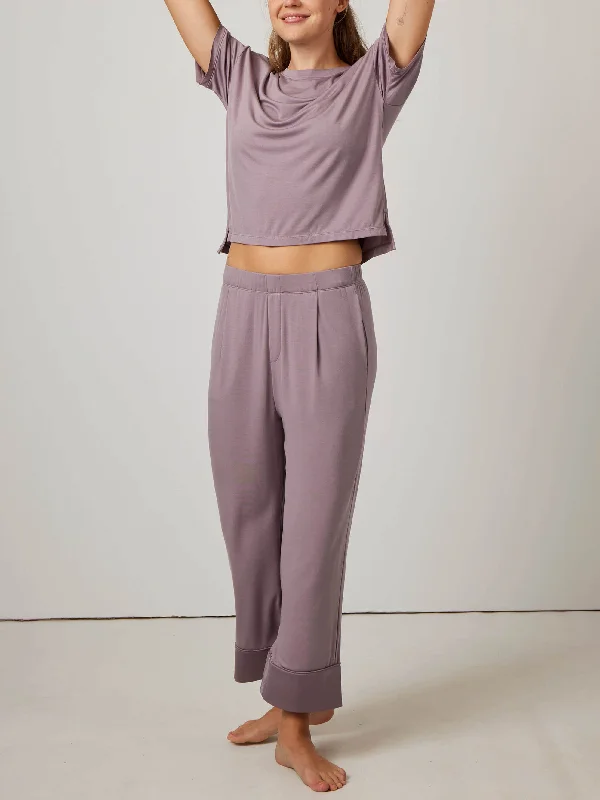 women's pajamas with a relaxed, casual vibeClassic Cozy Pajama Tee